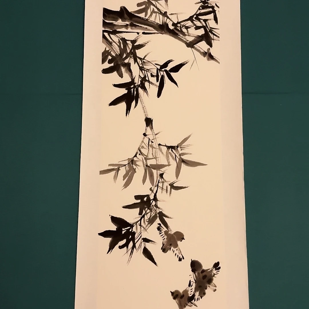国画溥老师作品画作
