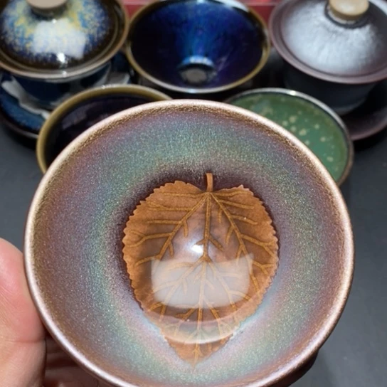 茶盏建盏主人杯茶壶盖碗品茗杯10