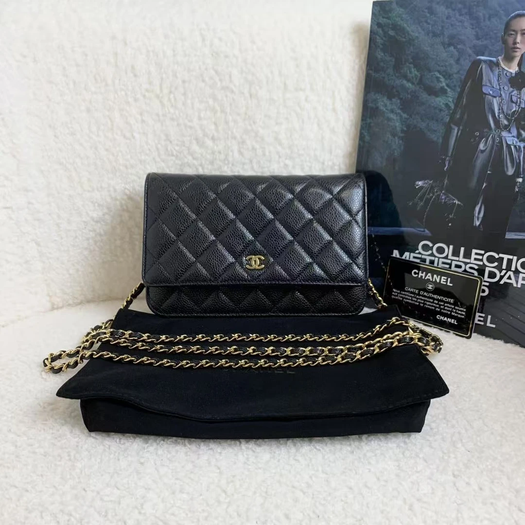 95新 Chanel/香奈儿 壹臻/黑金牛 woc 30开 32612624