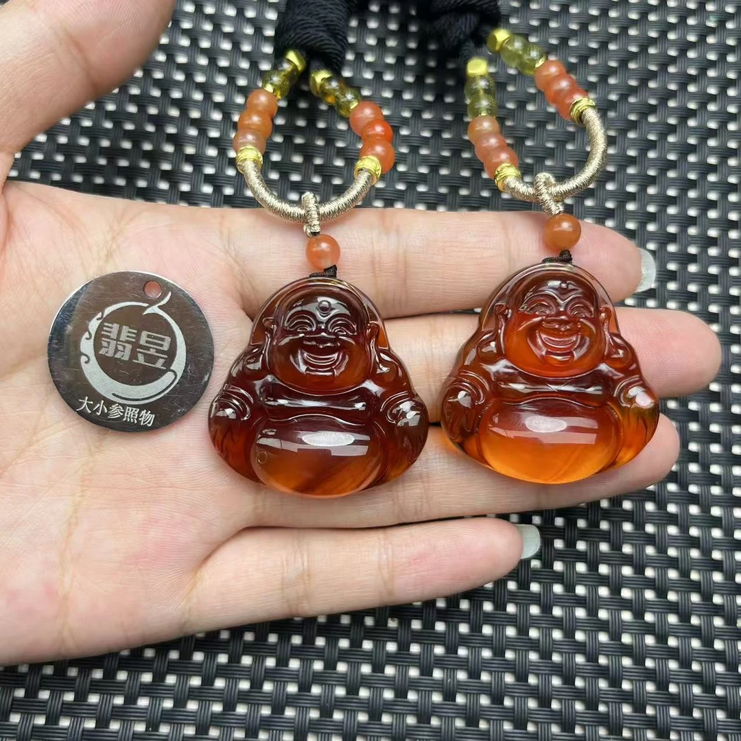 翡昱-N15-20171-琥珀佛公吊坠/约35*35*9/-多样性发其一-D
