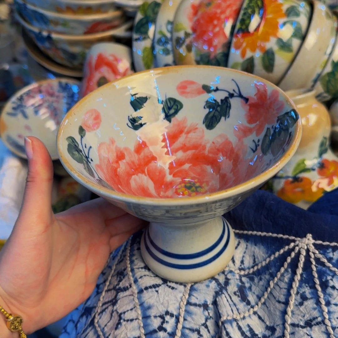 瓷片景德镇陶瓷手工手绘