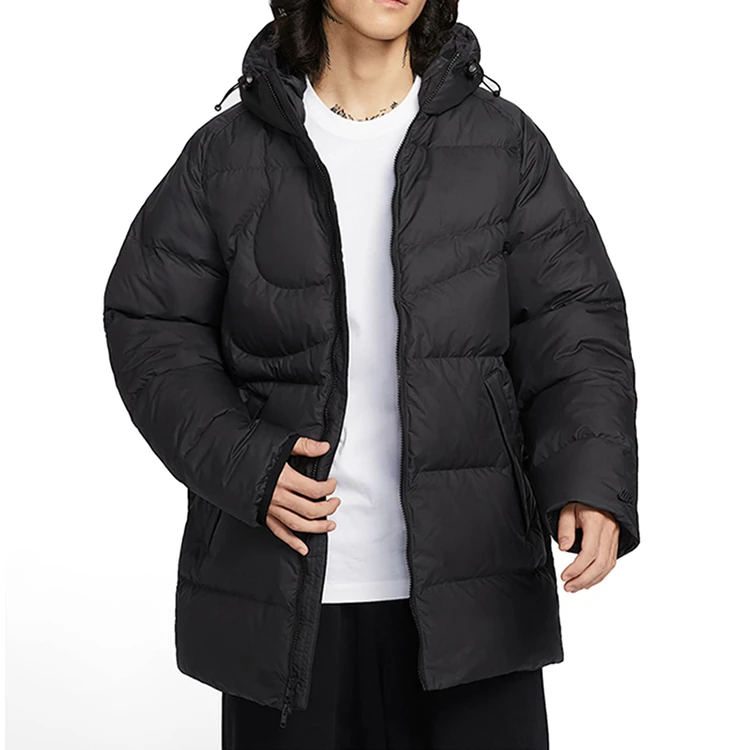 耐克羽绒服男中长款2025新款大勾加厚保暖拒水运动外套IH2378010