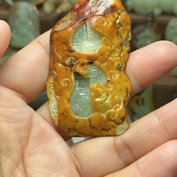 岫岩河磨玉（透闪石质玉）未镶嵌颈饰