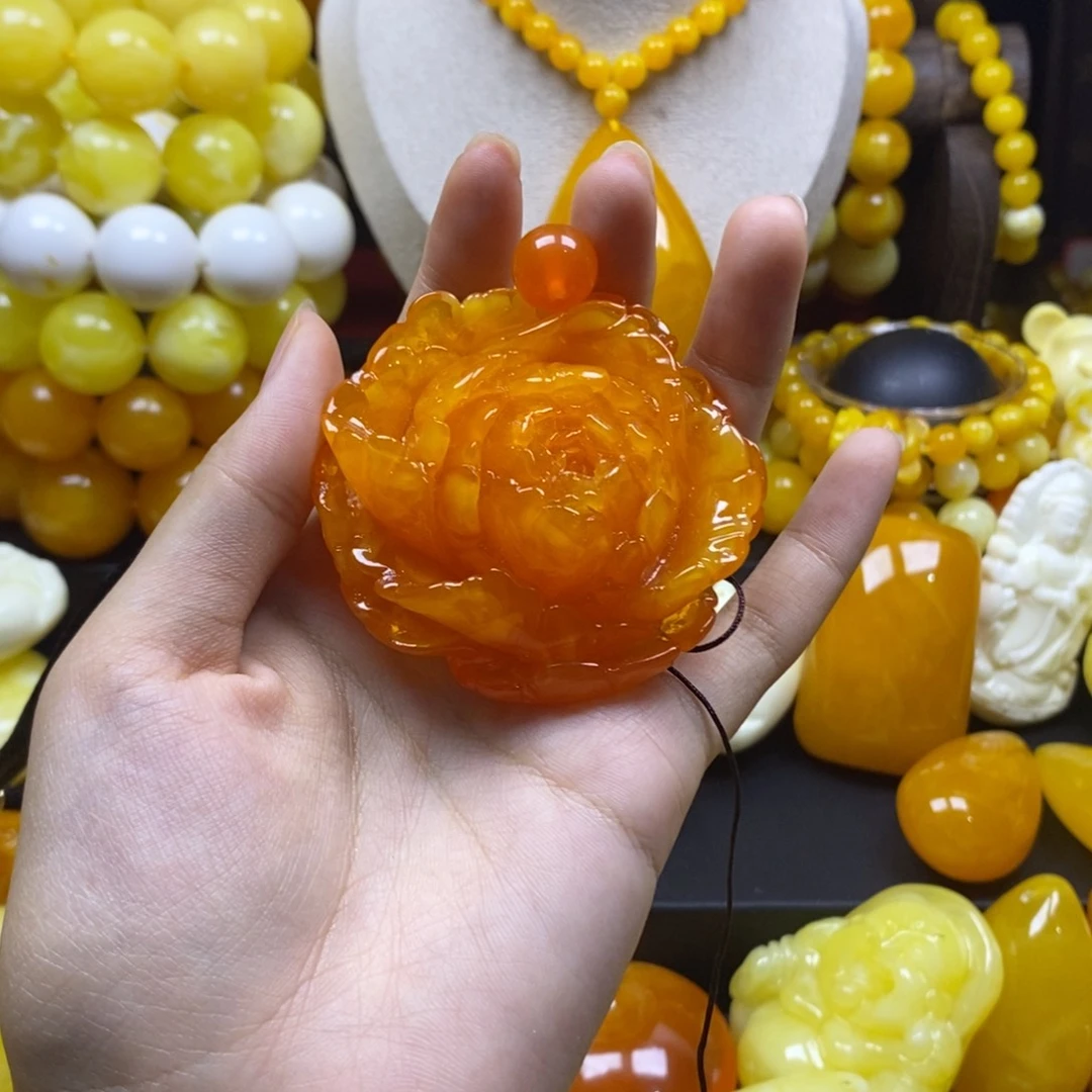 风***阻非金属树脂牡丹蜜糖红