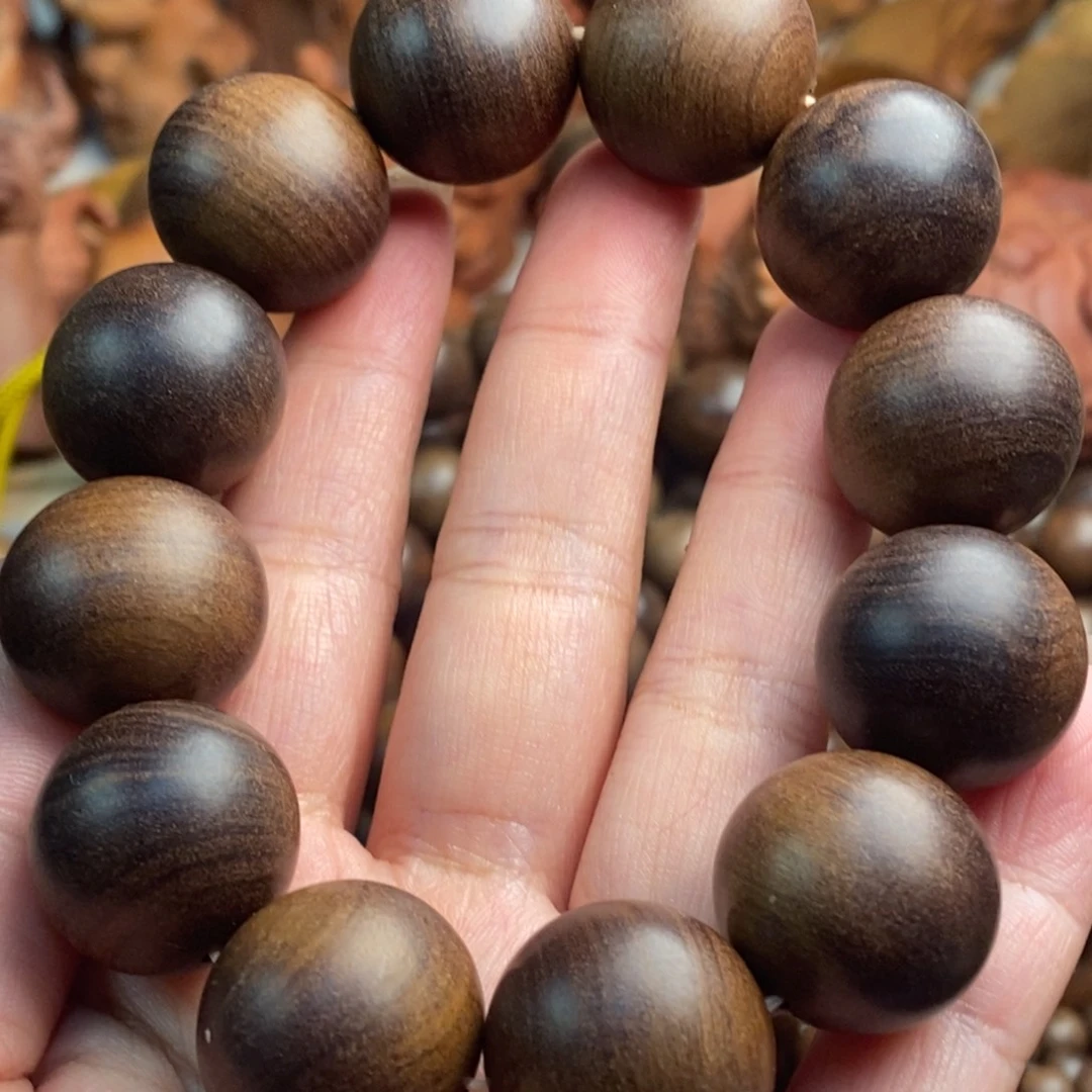 I***檀香木手串/手链印度迈索尔老山檀大瑕疵奶香2.0