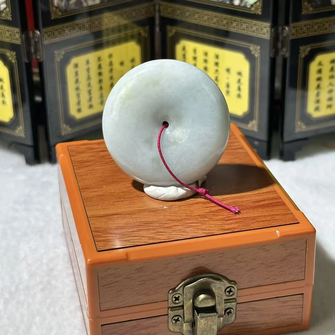 4493-天然翡翠-厚装平安扣