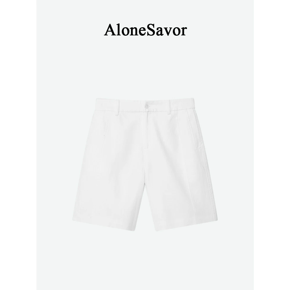 【ALONE SAVOR】解构艺术家 立体A型通勤休闲百搭短裤X167