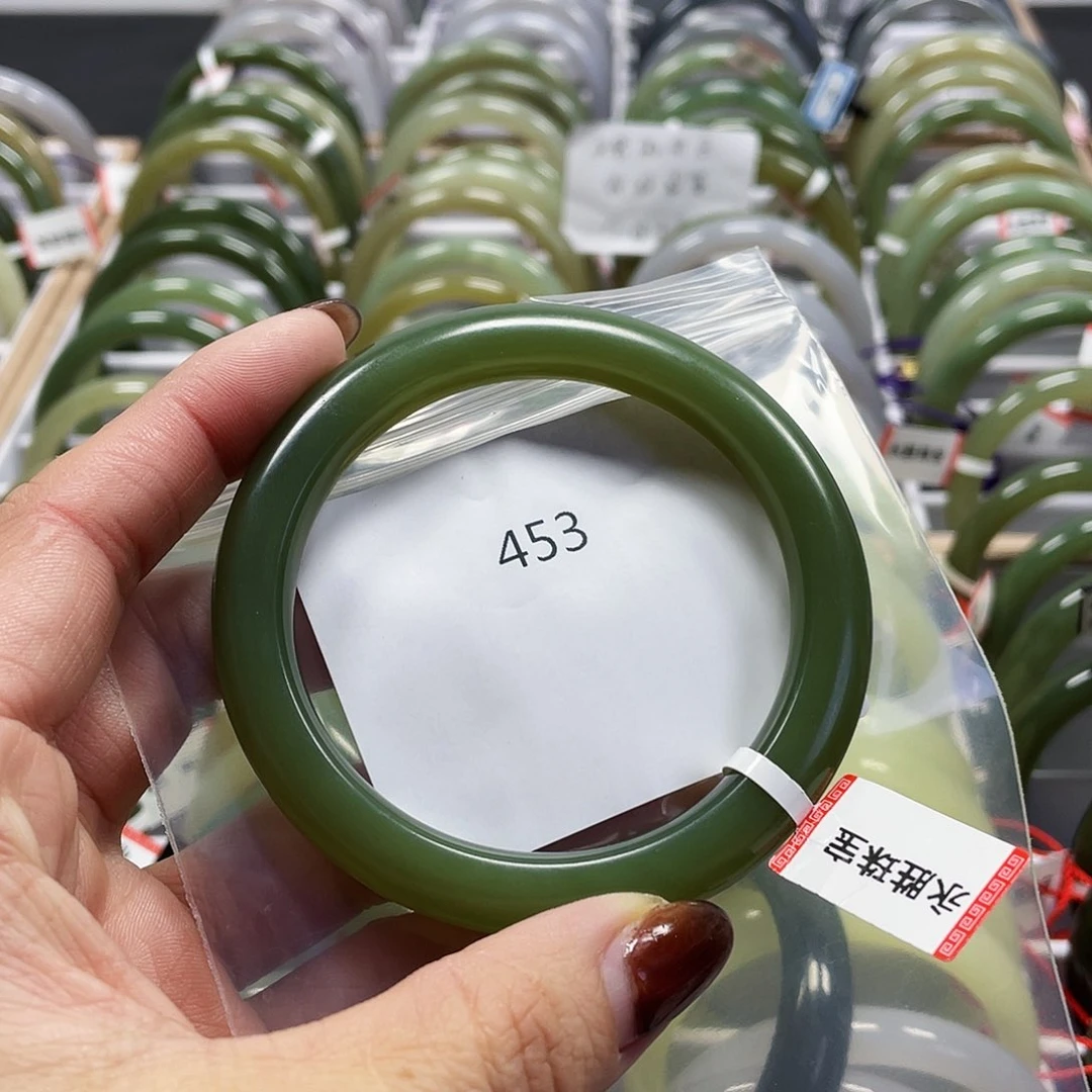 和田玉（糖玉）手镯未镶嵌453-59