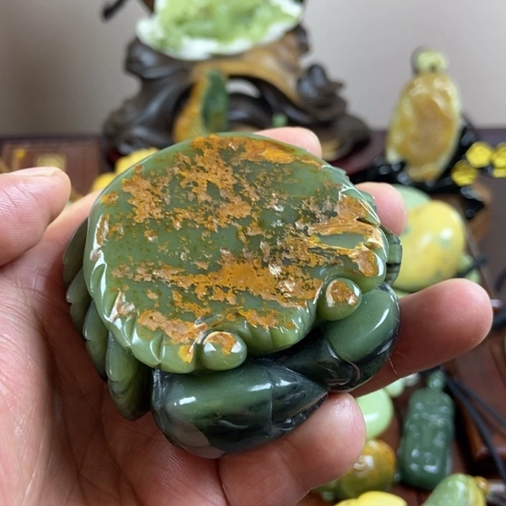 岫岩河磨玉（透闪石质玉）未镶嵌珠宝奇石