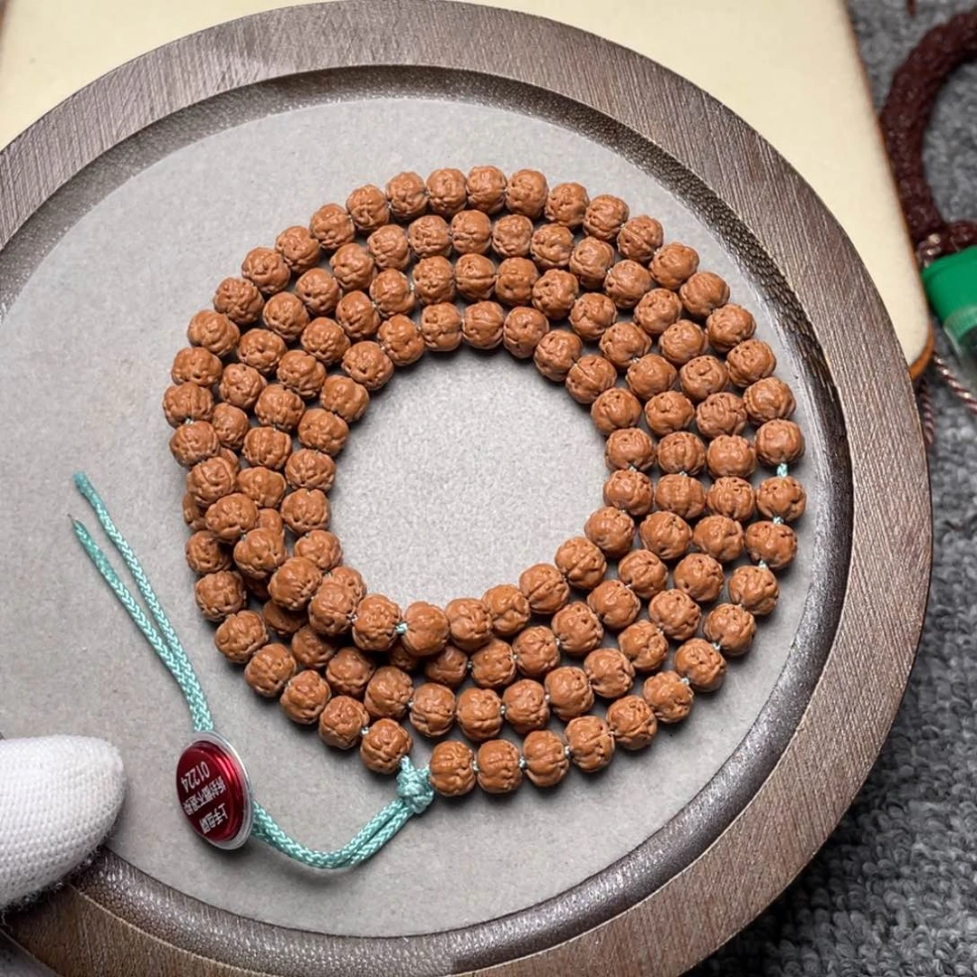 手串金刚菩提Y****爸梅朵头货佛手108尺寸6.5➕