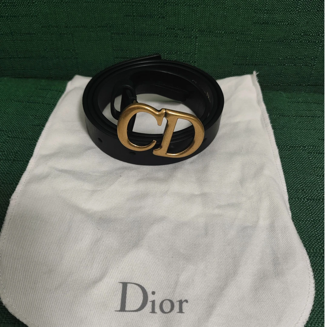 95新 DIOR/迪奥 麦殿/95新/牛皮腰带黑色A级20年/250117VRSHC02