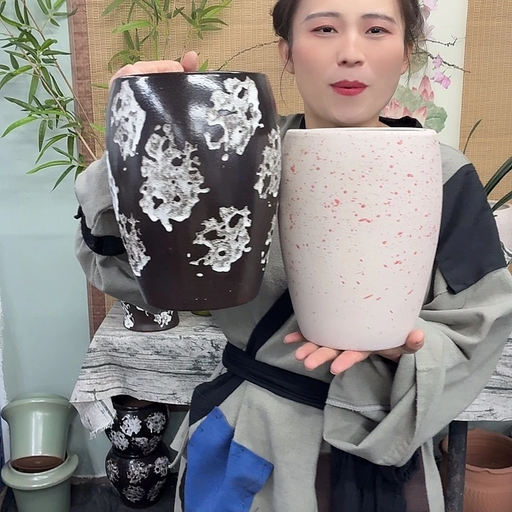 16×24 -粗陶花盆有孔-买买买