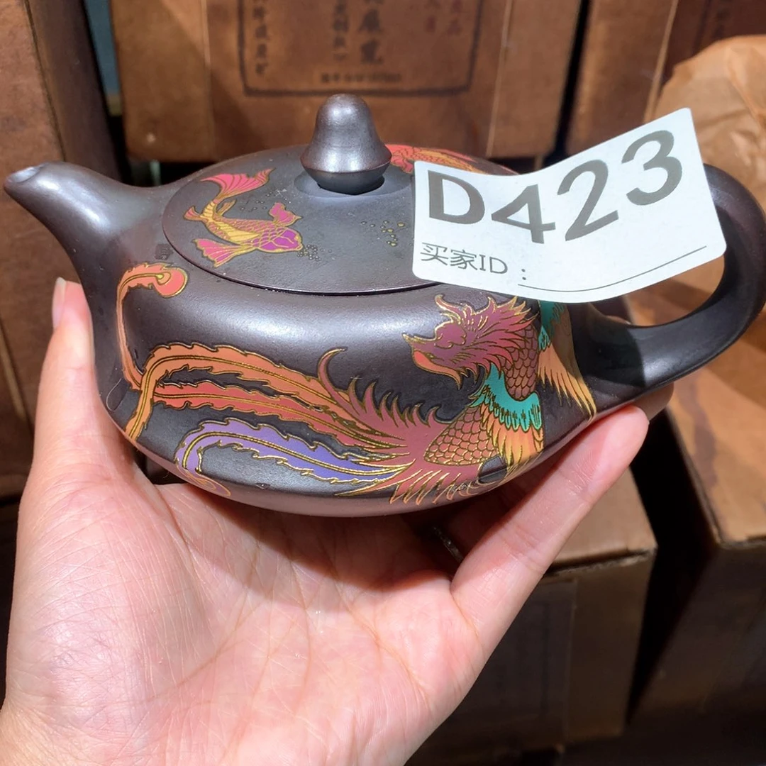 茶壶粗砂紫砂茶壶423
