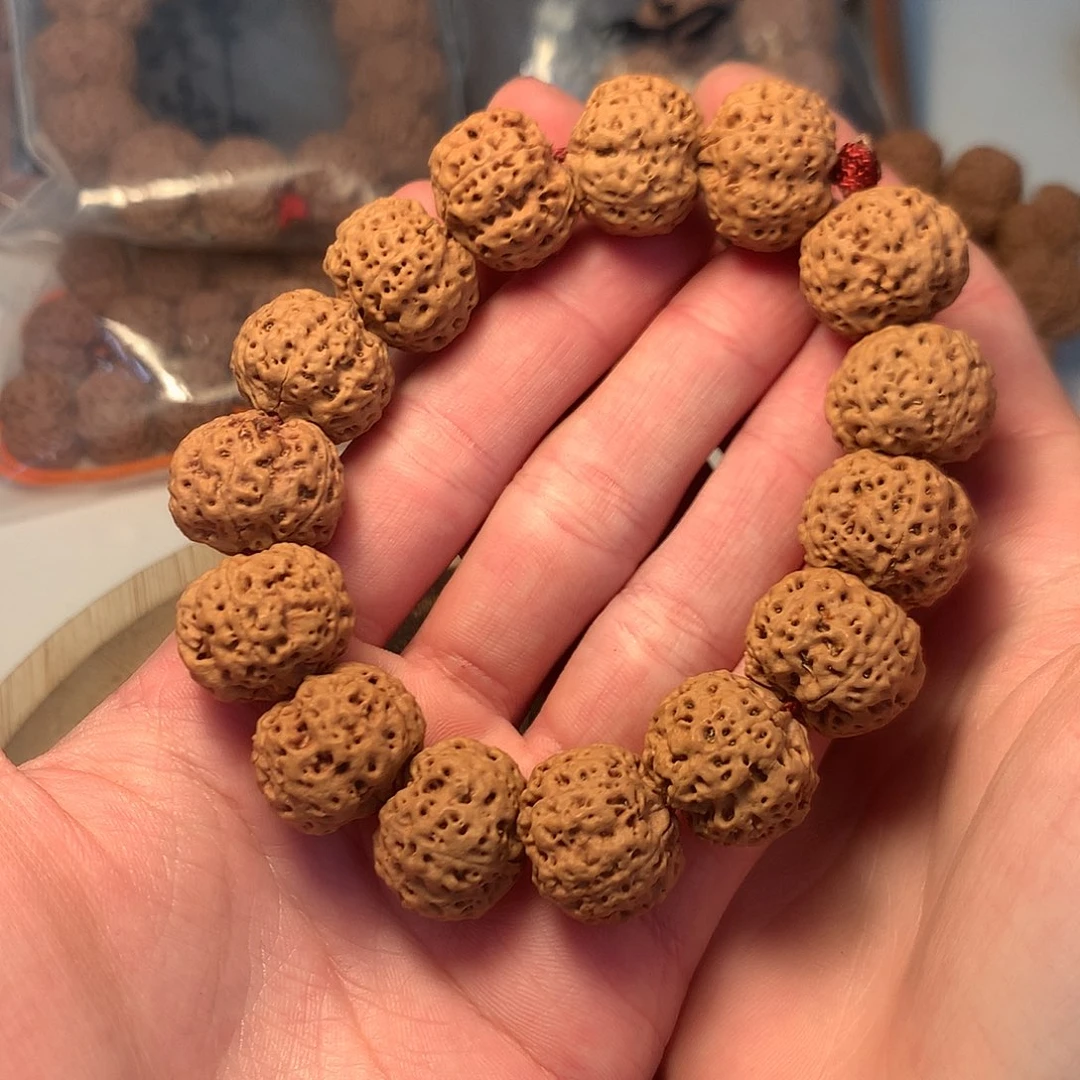 金刚菩提手串南*19五星蜂王超头