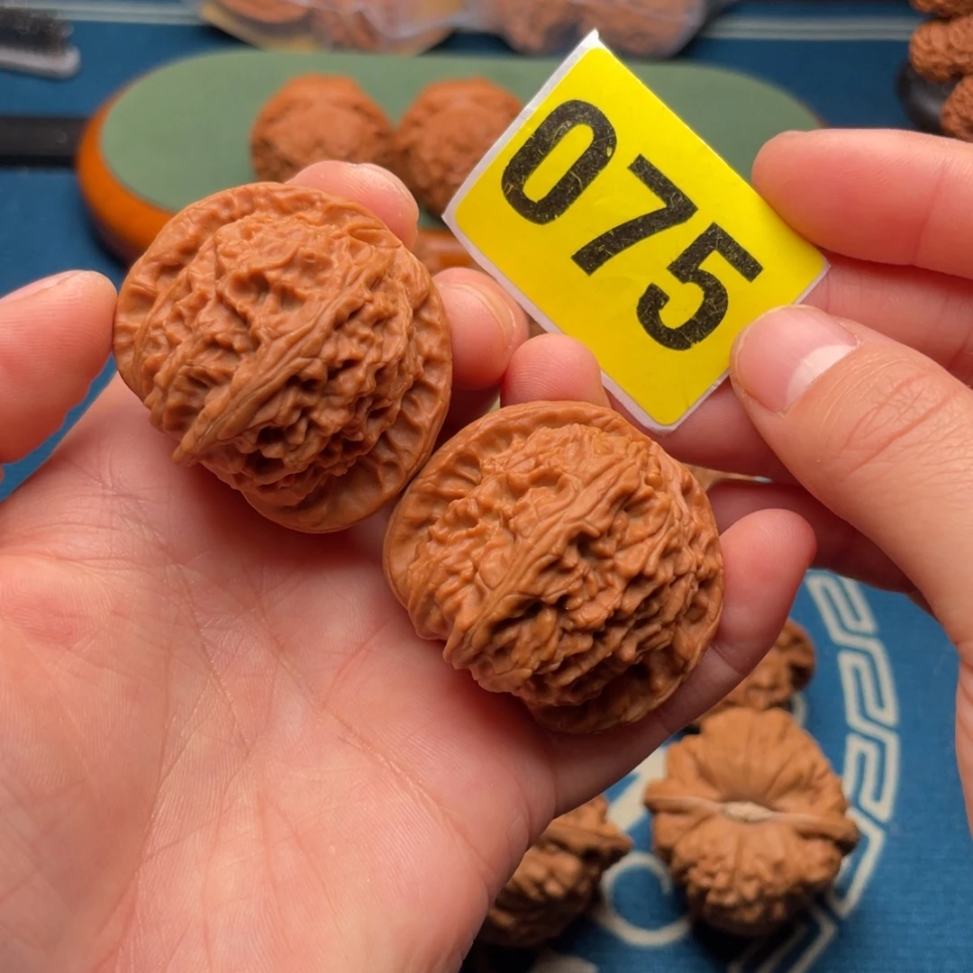 把件文玩核桃41白狮子075号