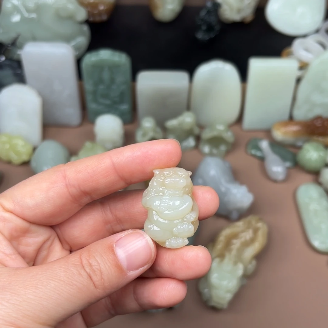 颈饰未镶嵌和田玉神***集