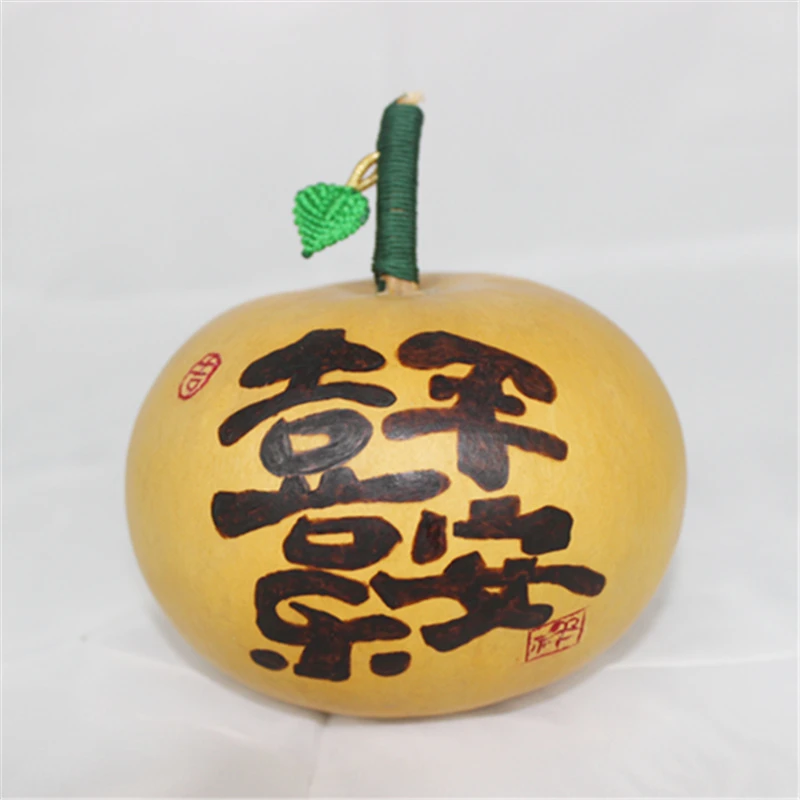文玩烙画雕刻葫芦车载小摆件把件
