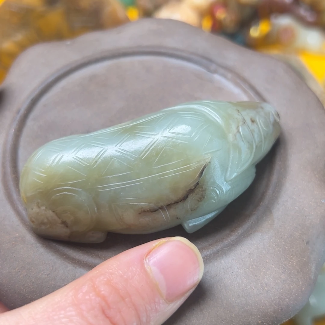 瓷片宁*杉和和田田把件闪