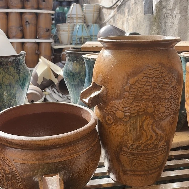 粗陶口径21/40，27/20进水口2.5厘米