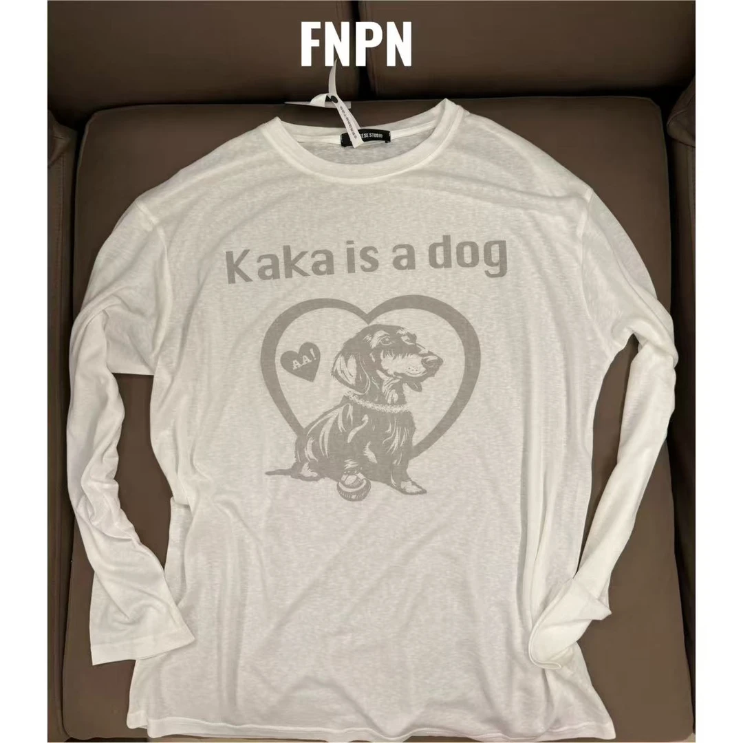 避暑神器莱赛尔冰丝长袖T恤显瘦时尚打底夏季宽松罩衫