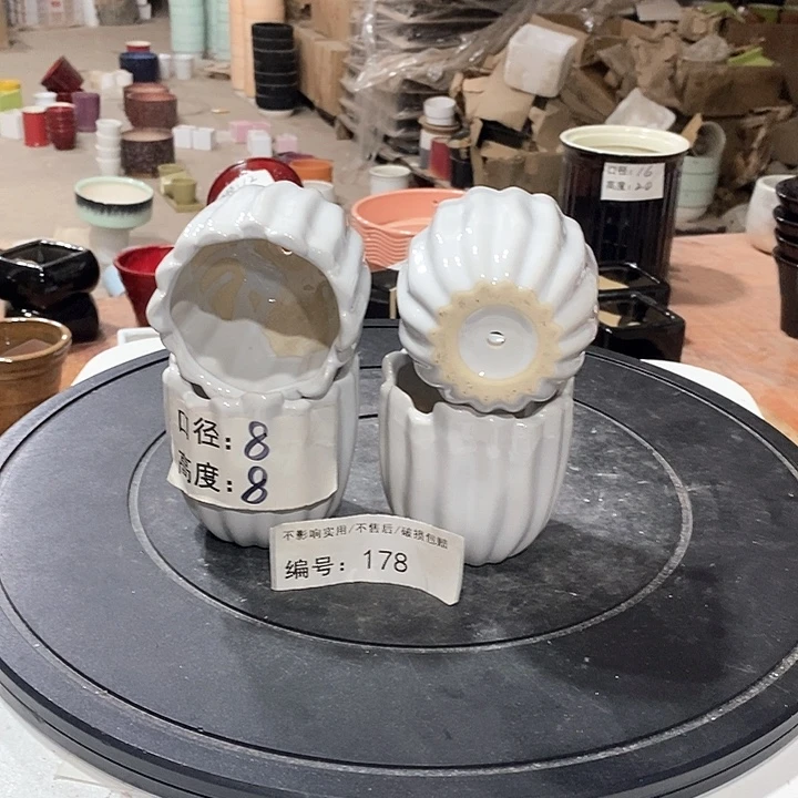 微瑕花盆-178-口8×8-4个