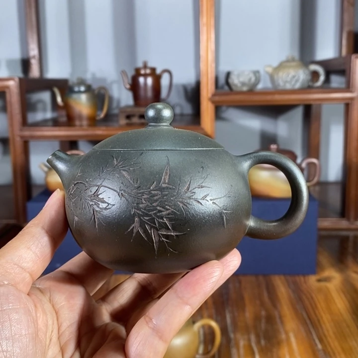 茶杯紫砂200cc西施 底槽清