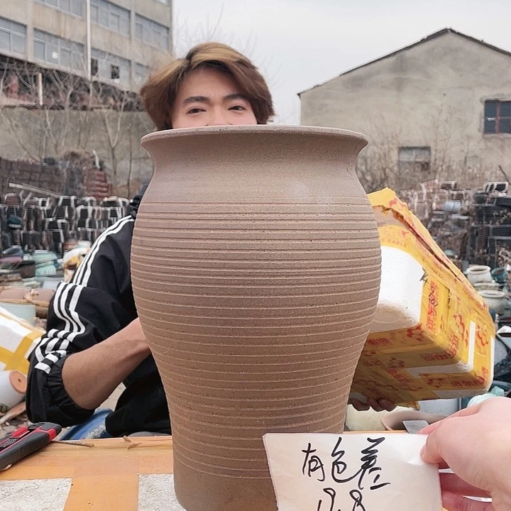 无铅玻璃宜兴紫砂花盆