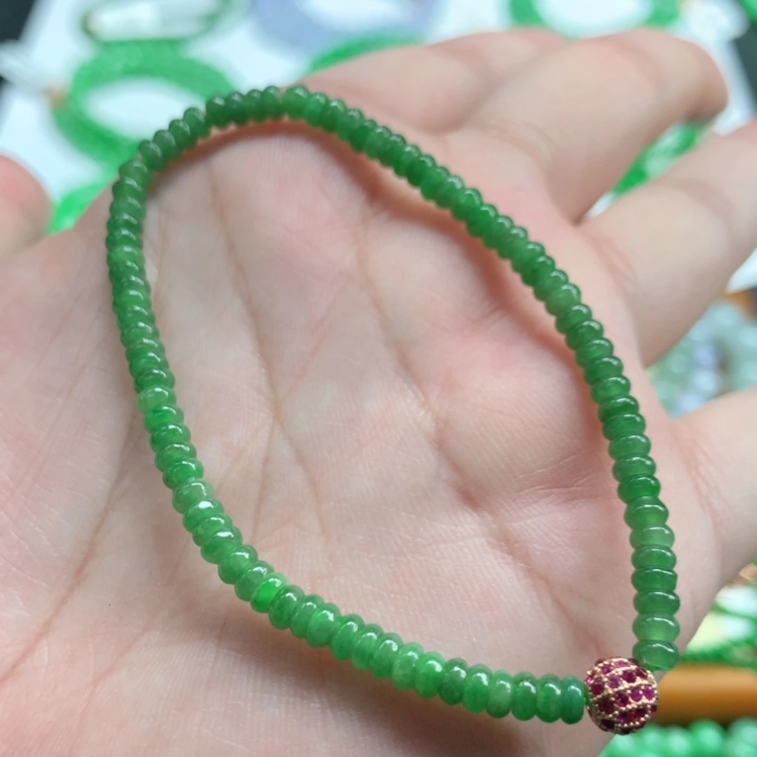 翡翠未镶嵌手链翡翠