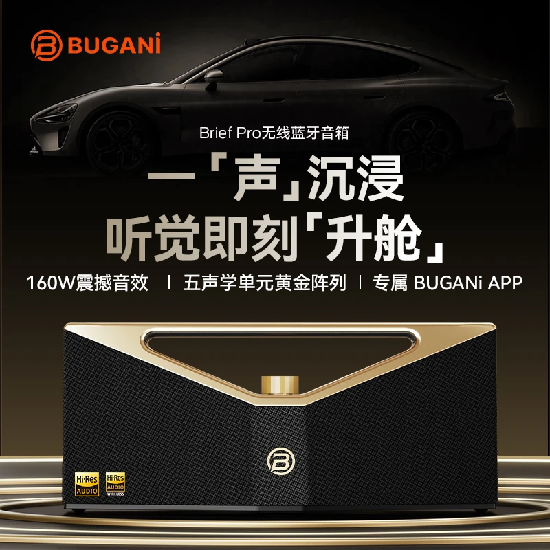 BUGANi布迦尼 Brief Pro便携式户外广场舞音响户外低音炮超大功率