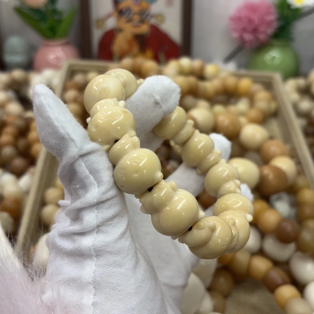 吊坠菩提根/象牙果牙果瑕疵机抛781