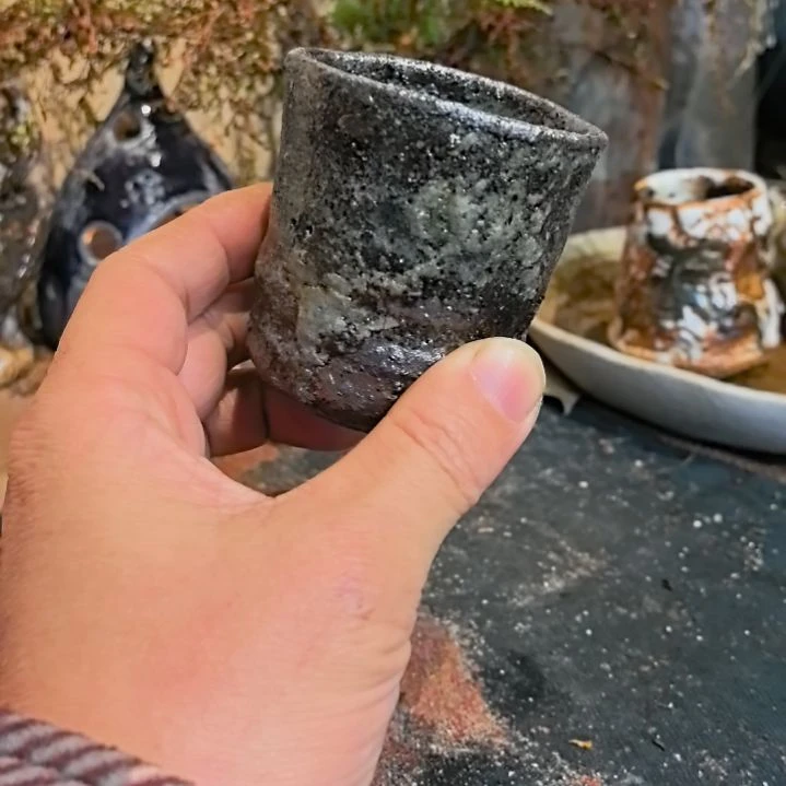 陶摆件手工高温原矿窑变特价福利
