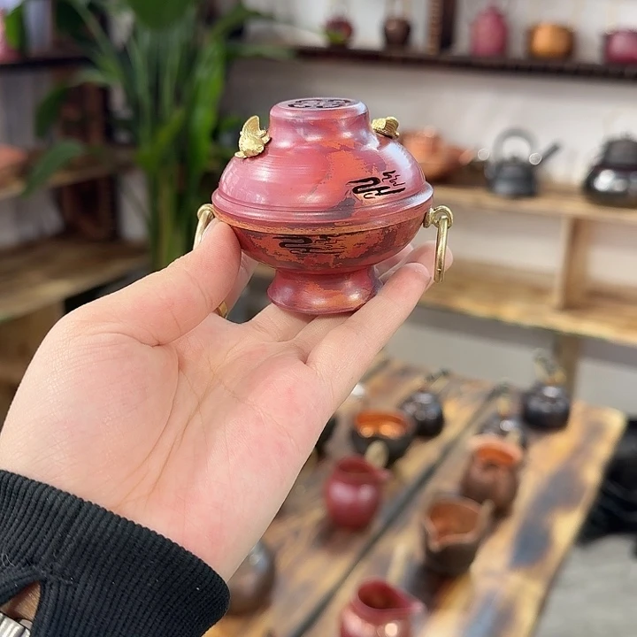 紫铜手工制作火锅香炉