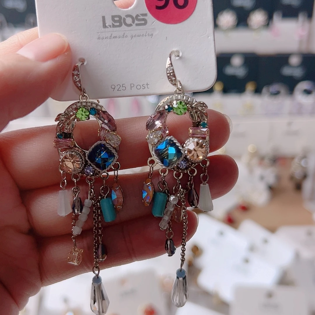 锆石纯铜合金耳环的