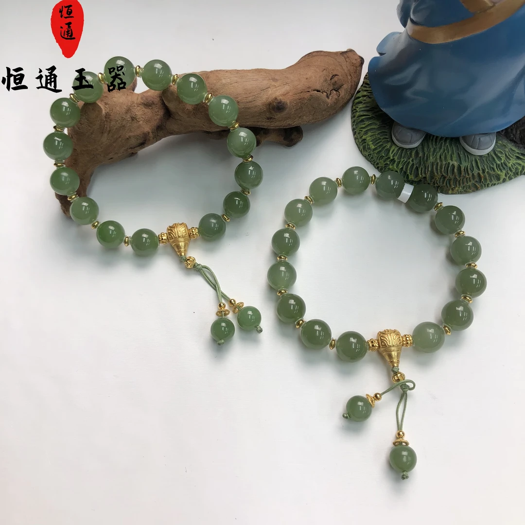 碧玉设计款手串多样性发一规格约9+mm-1-580