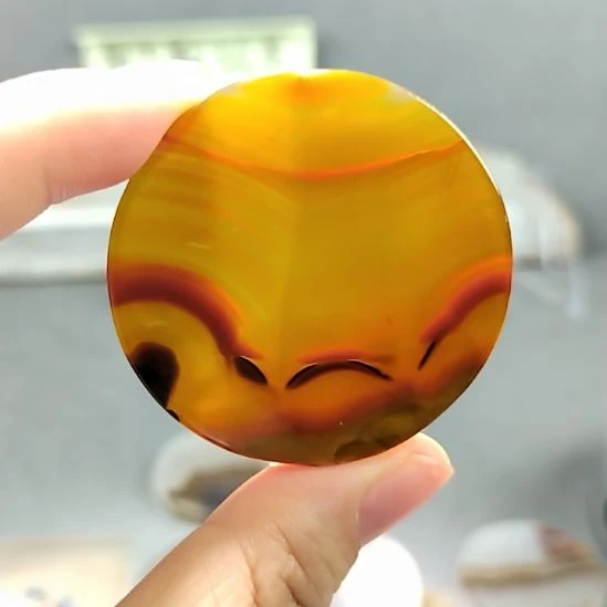 玛瑙/玉髓未镶嵌颈饰彩虹