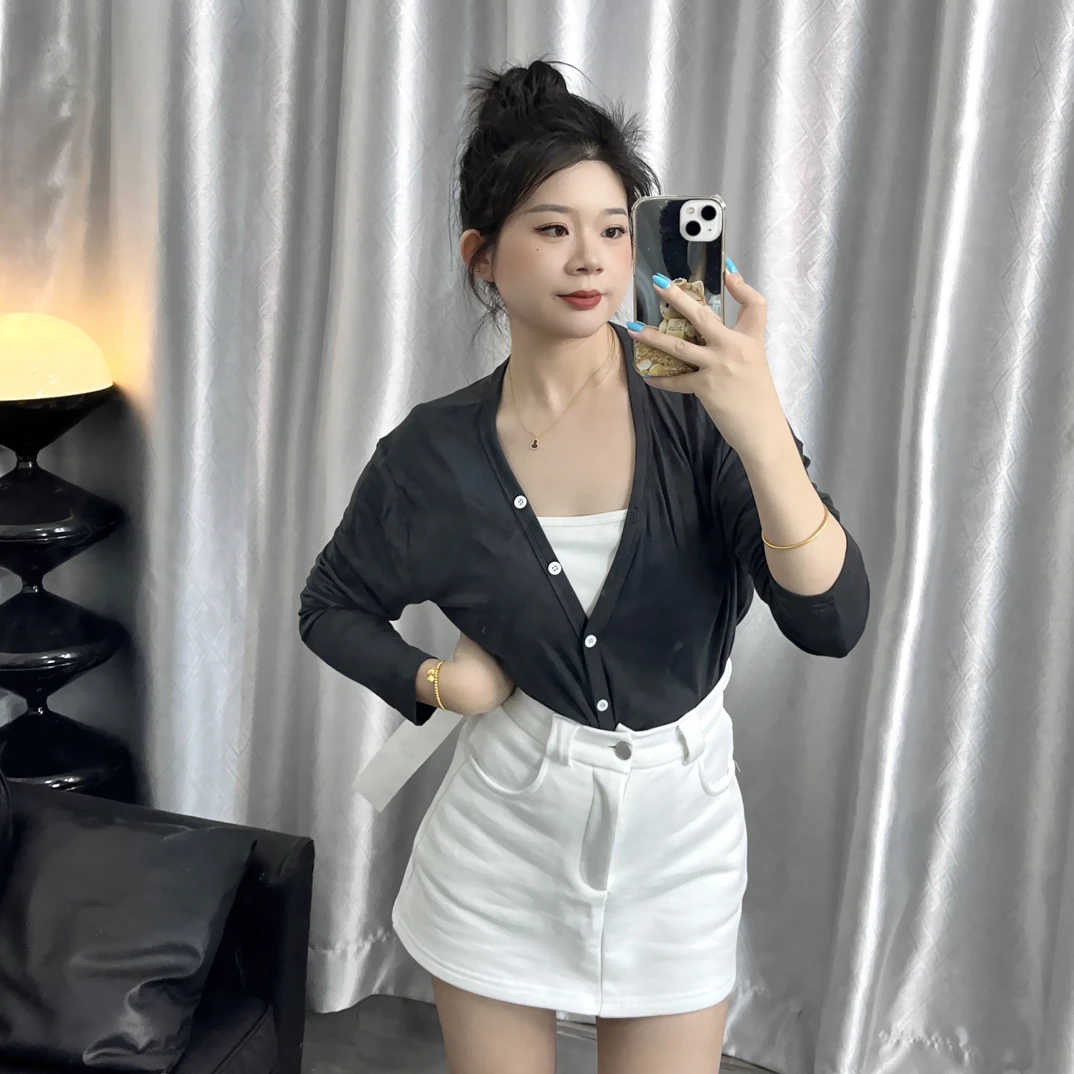 【虎妹推荐】小个子灰色百搭开衫上衣