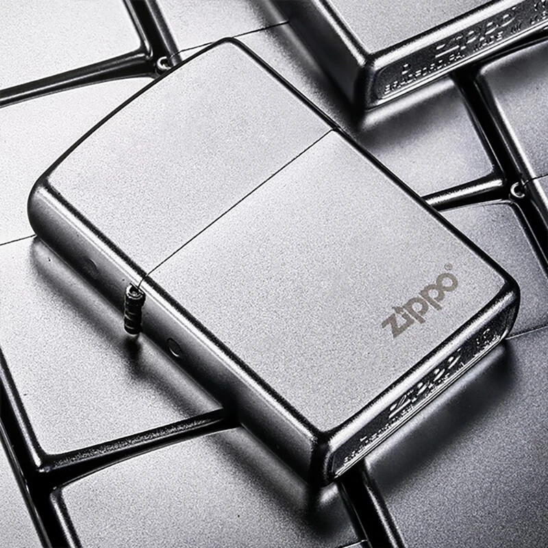ZIPPO/之宝打火机镀铬磨砂205经典标志官方男士煤油防风MBJ1H1X1