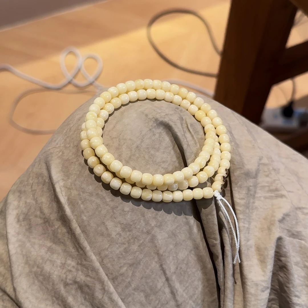 琥珀手链未镶嵌繁花6mm