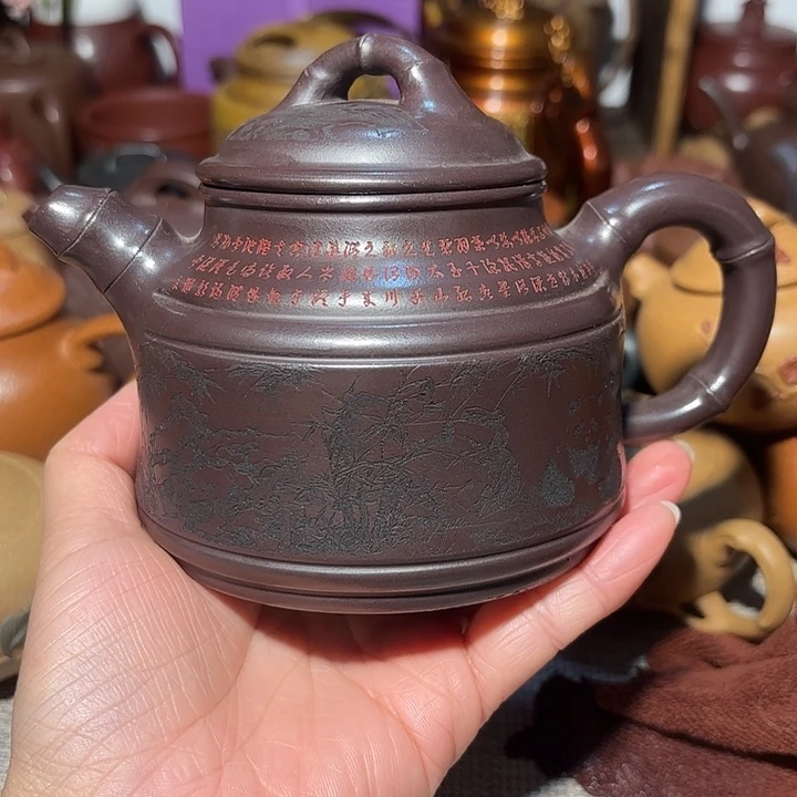 紫砂茶壶原矿宜兴紫砂