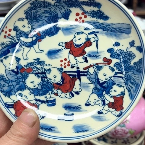 杯子阿*景德镇陶瓷碟子