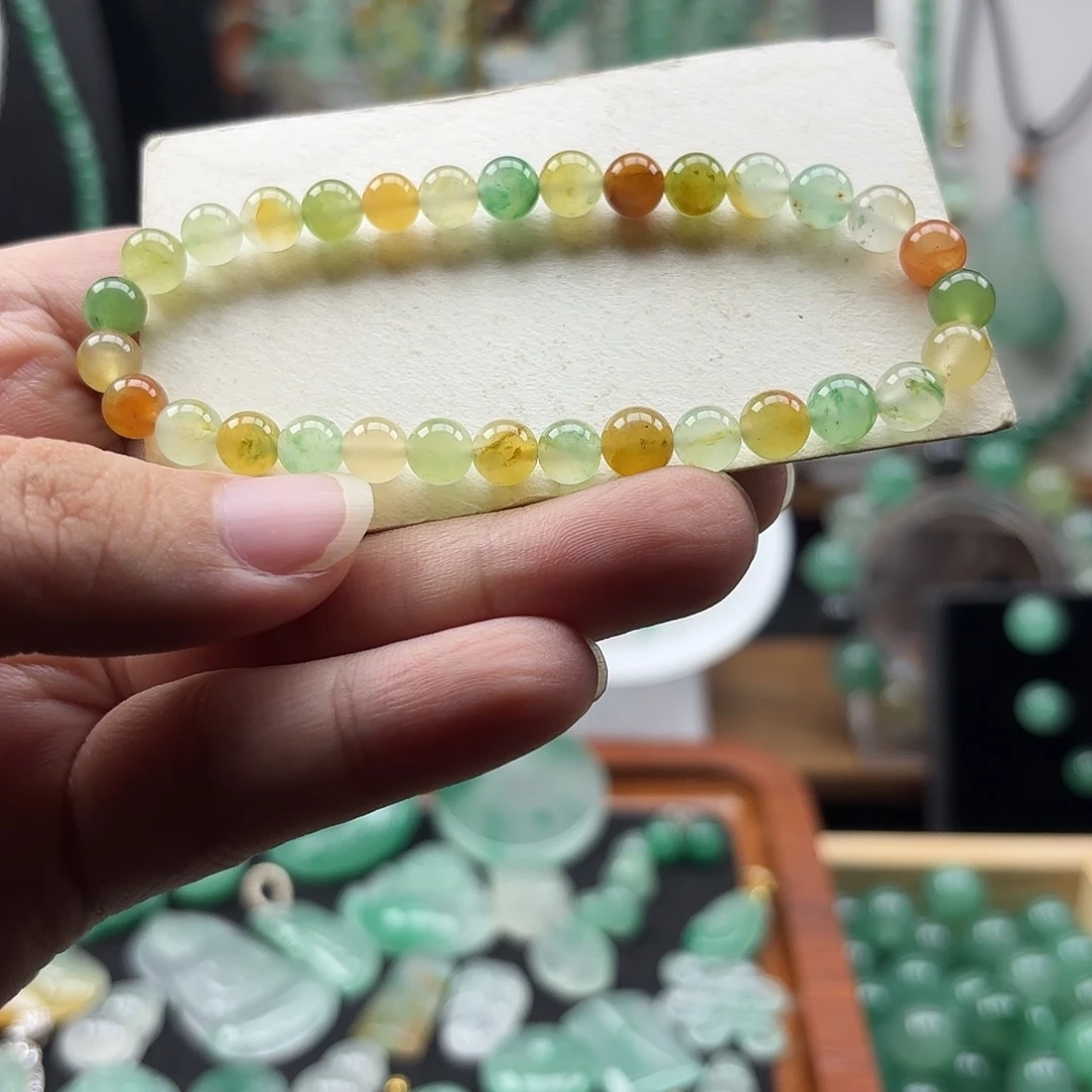 未镶嵌手串石英质玉
