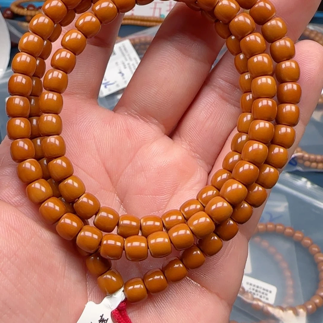 猫***哥橄榄核手串老挝SS级核尖极限弧尺寸6.5