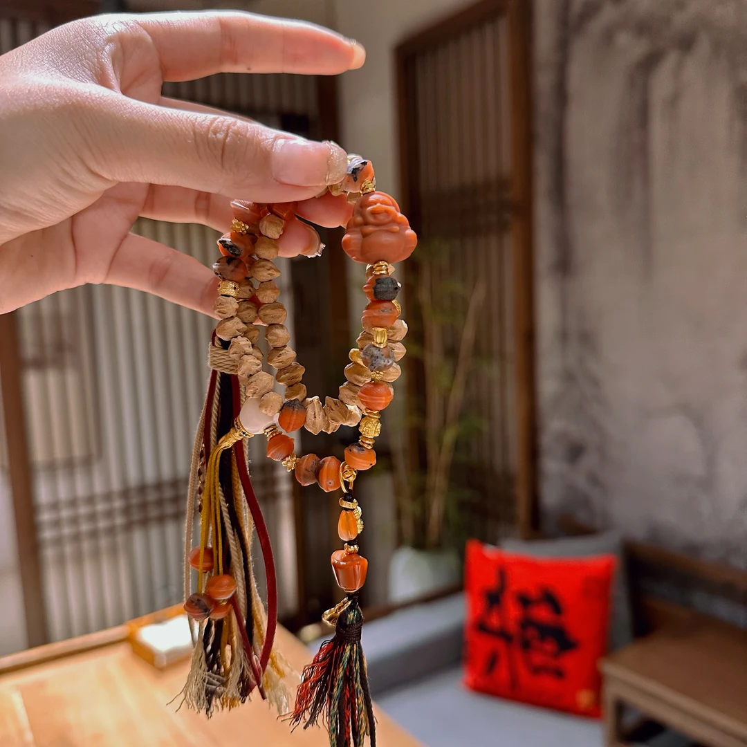 扶摇里.732“火焰籽·吉祥持”百香籽手串