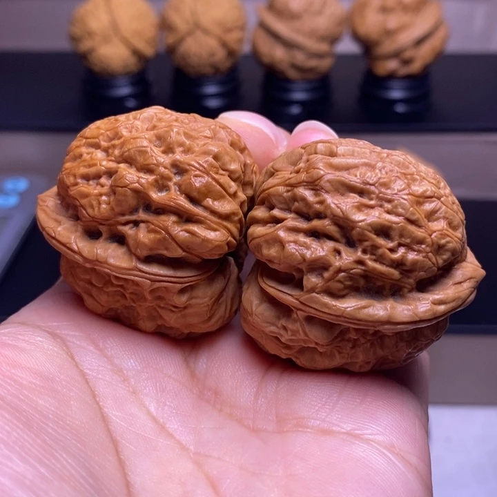 文玩核桃把件霸王蟾疙瘩包37