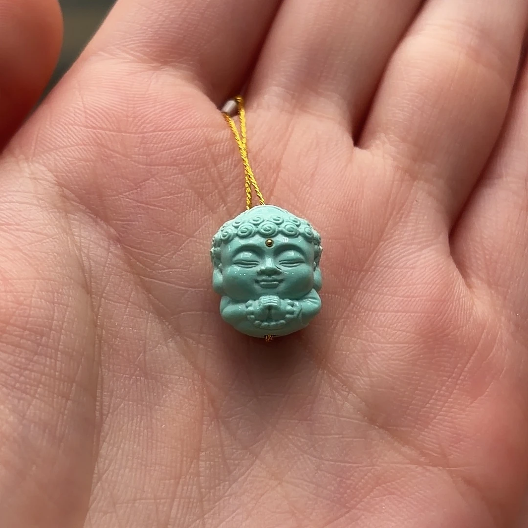 绿松石未镶嵌颈饰