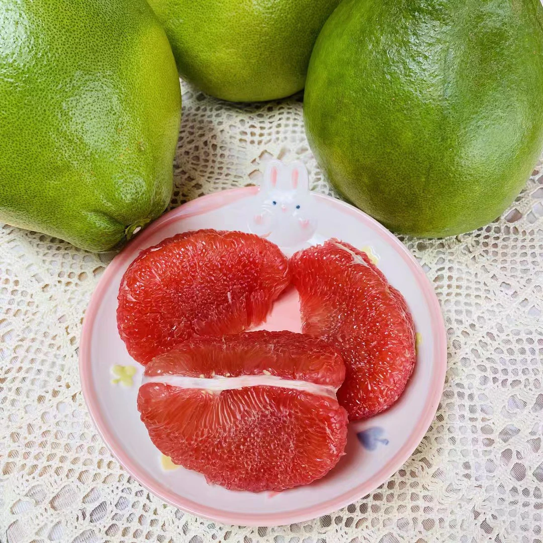 【三拼泰柚】泰国红宝石白蜜柚翡翠柚青皮鲜柚子新鲜当季时令