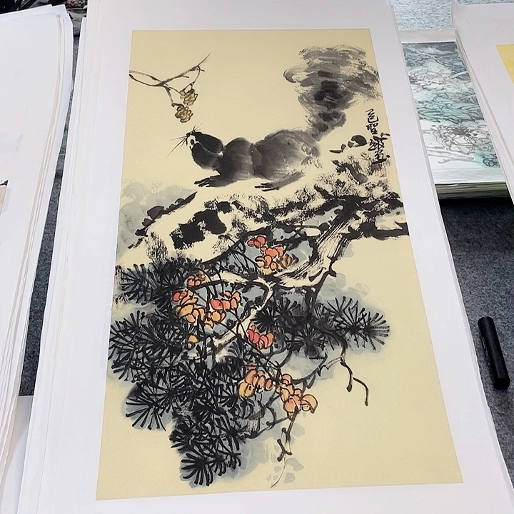 国画张圣敏先生纯手绘作品