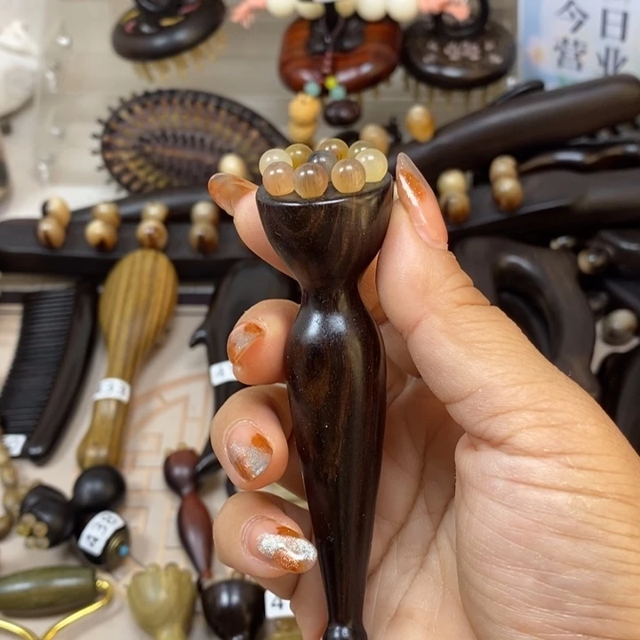 紫光羊角檀莲蓬梳微毛孔