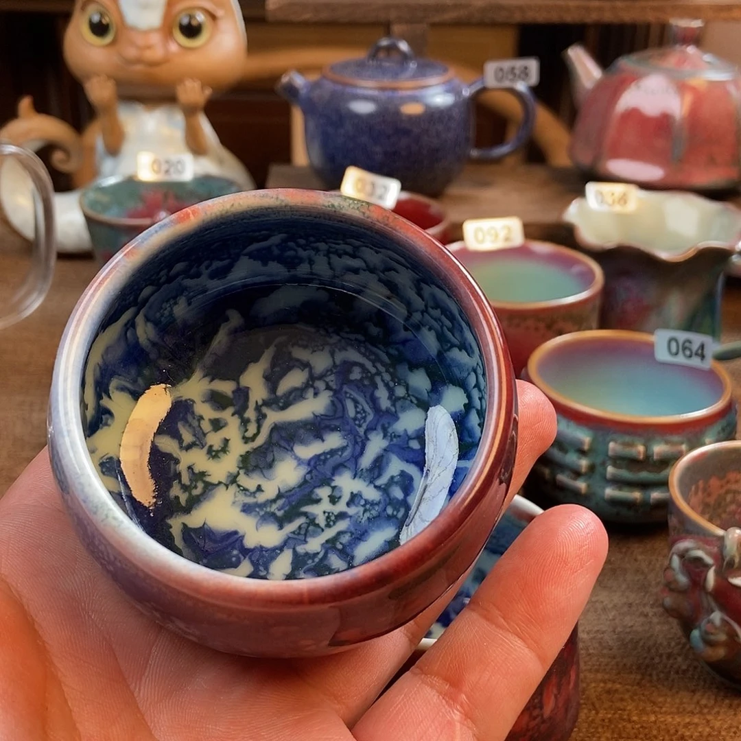 瓷片紫****春钧瓷摆件摆件摆件摆件