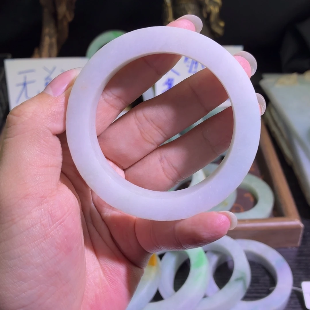 定制翡翠未镶嵌缅甸翡翠A货手镯毛胚定制